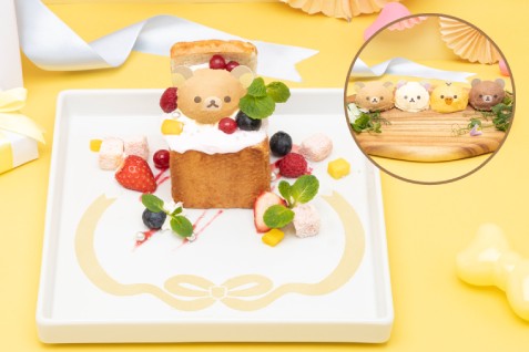 「RILAKKUMA 20th ANNIVERSARY CAFE」のメニュー