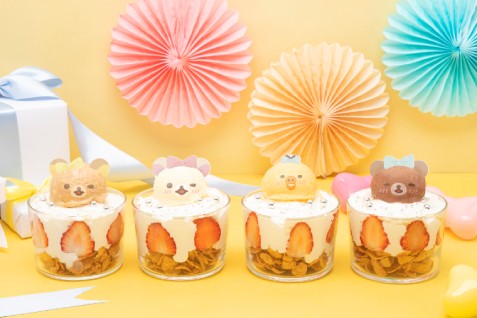 「RILAKKUMA 20th ANNIVERSARY CAFE」のメニュー