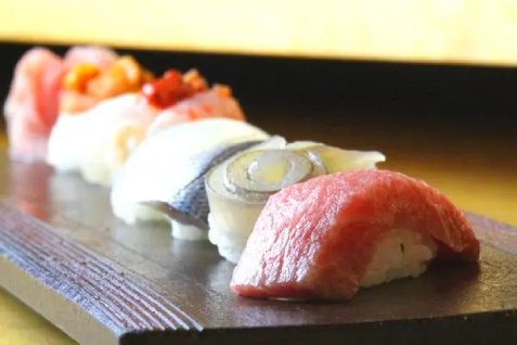 「まつ元」の寿司例