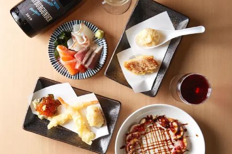 「天ぷらとワイン 小島 京橋店」の料理例