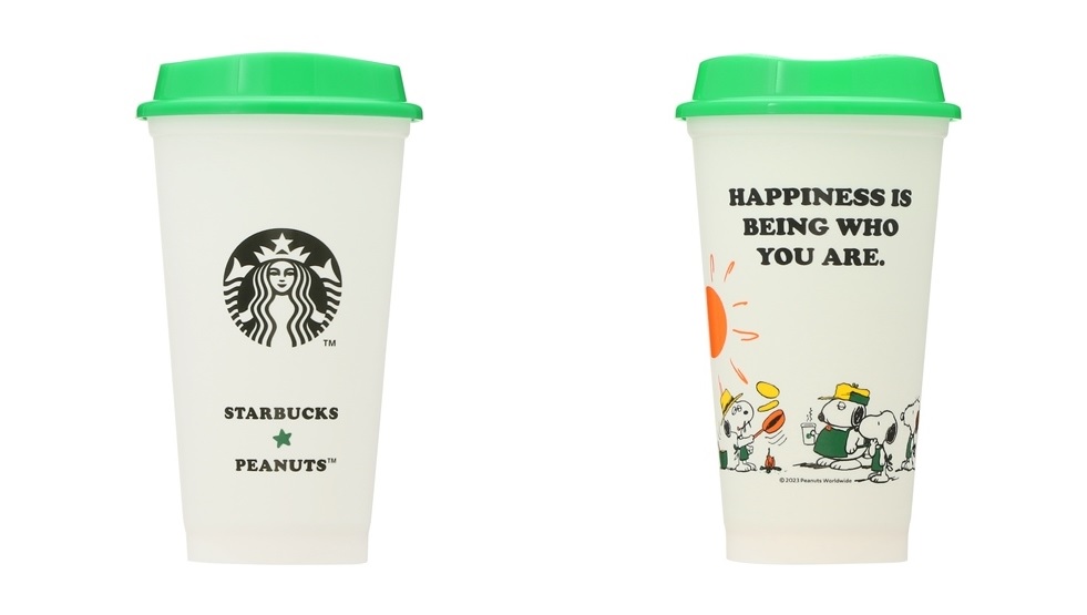 「リユーザブルカップ オフホワイト PEANUTS　Snoopy Brothers 473ml」