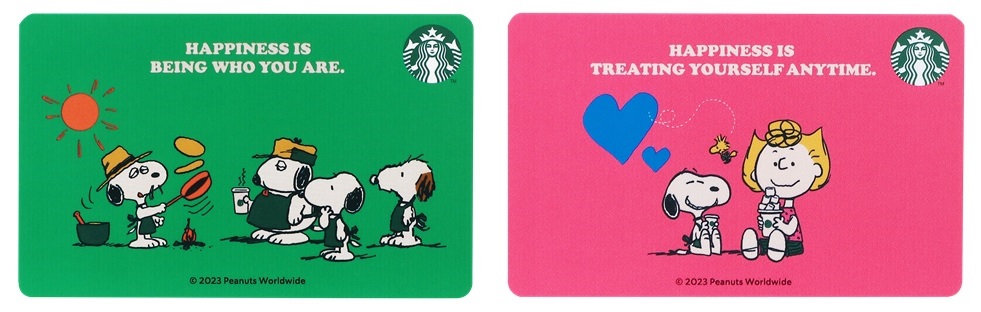 「スターバックス カード PEANUTS スヌーピーブラザーズ」「スターバックス カード PEANUTS サリー」