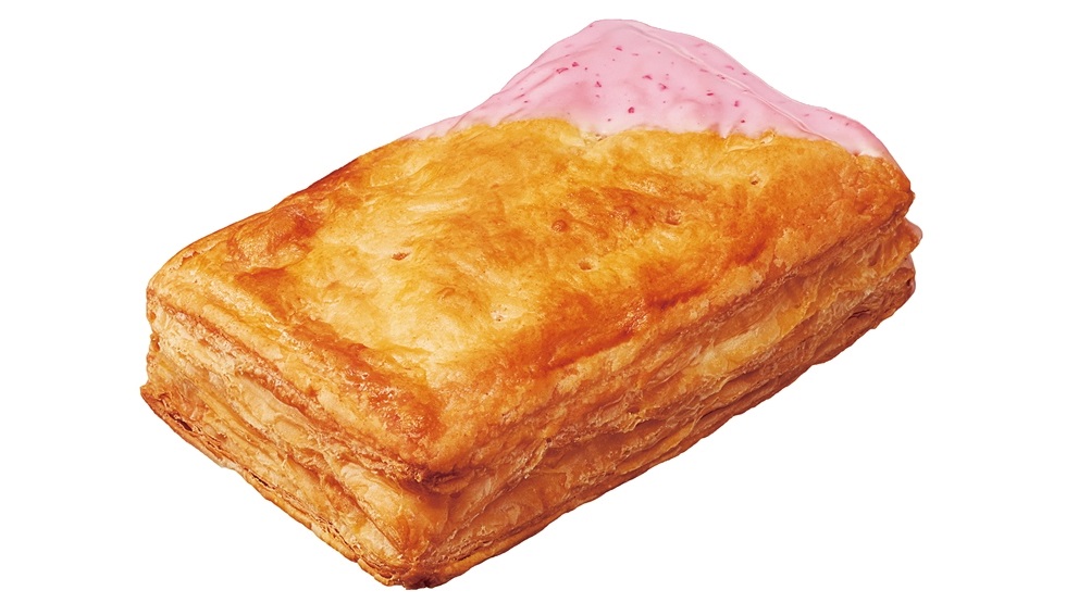 「いちごとチェリーのレアチーズパイ」