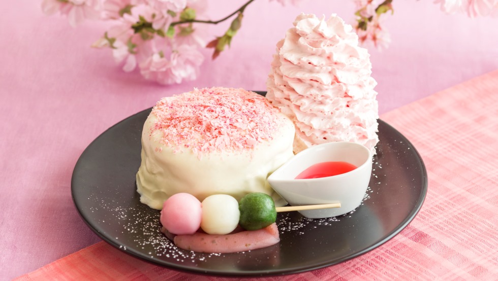 「桜パンケーキ」