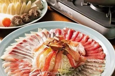 『浅草 魚料理 遠州屋』の海鮮しゃぶしゃぶ
