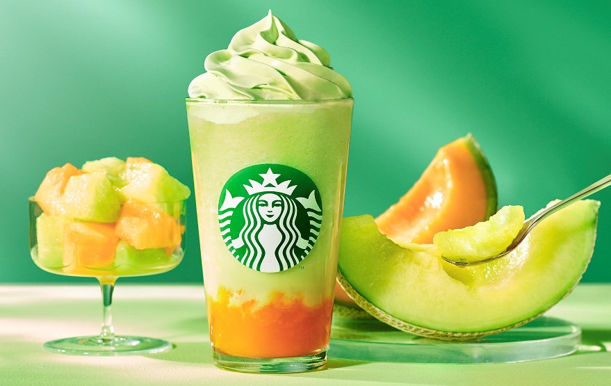 「The メロン of メロン フラペチーノ®」4/12より発売
