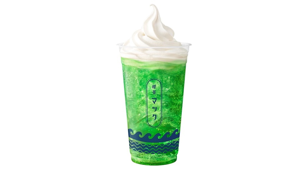 「喫茶店のクリームソーダ(マックフロート メロン)」