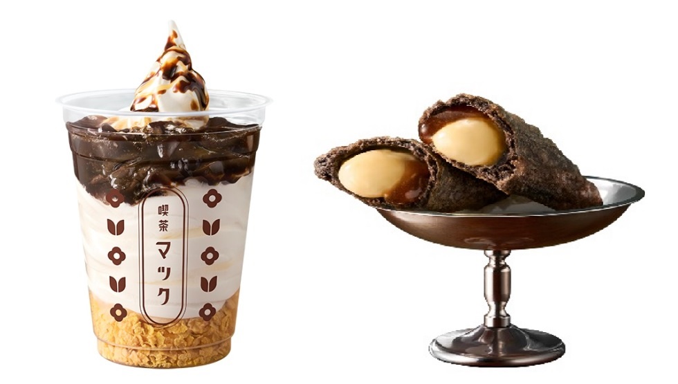 マクドナルド初の「パフェ」登場！喫茶店の「コーヒーゼリーパフェ」&「プリンパイ」ほか4/26発売！