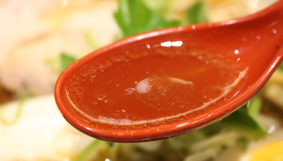 石臼挽き中華そばのスープ
