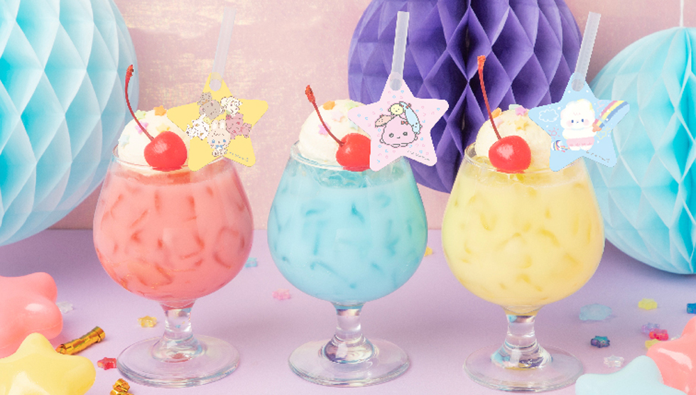 サンリオ「NEXT KAWAII PROJECT アフターパーティカフェ」メニュー例