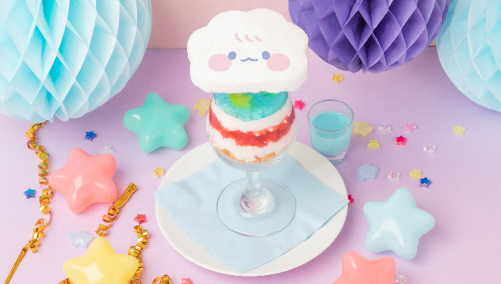 サンリオ「NEXT KAWAII PROJECT アフターパーティカフェ」メニュー例