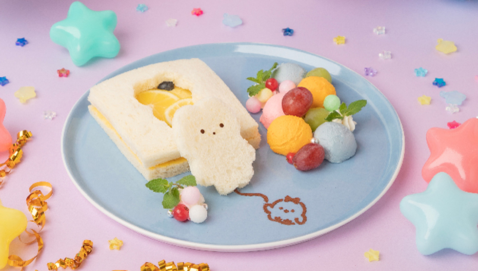 サンリオ「NEXT KAWAII PROJECT アフターパーティカフェ」メニュー例