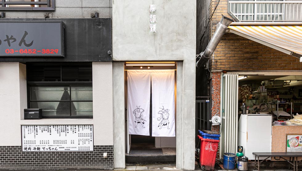 店舗のアイコンは3種類。「阿弥陀如来」と「金剛力士」が、料理や飲物を持っている特徴的なアイコンです。