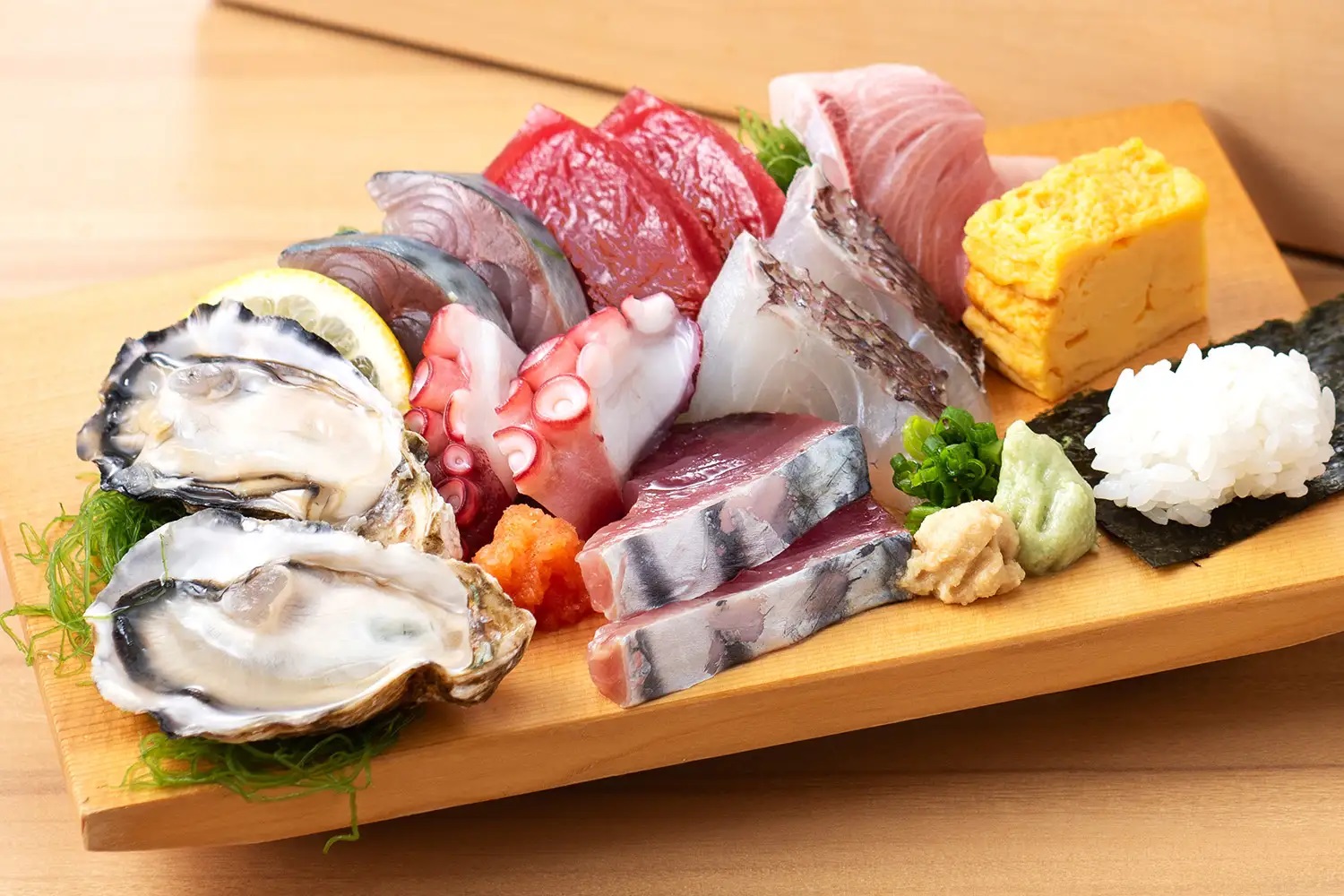 『豊洲の鮮魚 大衆酒場 三四味屋 笹塚店』の刺し盛り