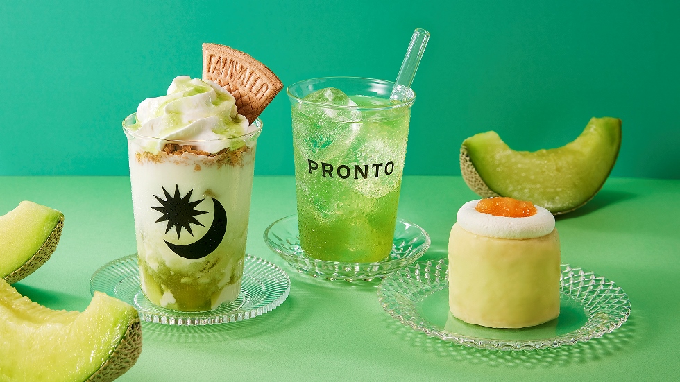 『PRONTO』夏の果実・メロンとスイカのドリンク！「メロンパフェラテ」ほか6/12より発売！