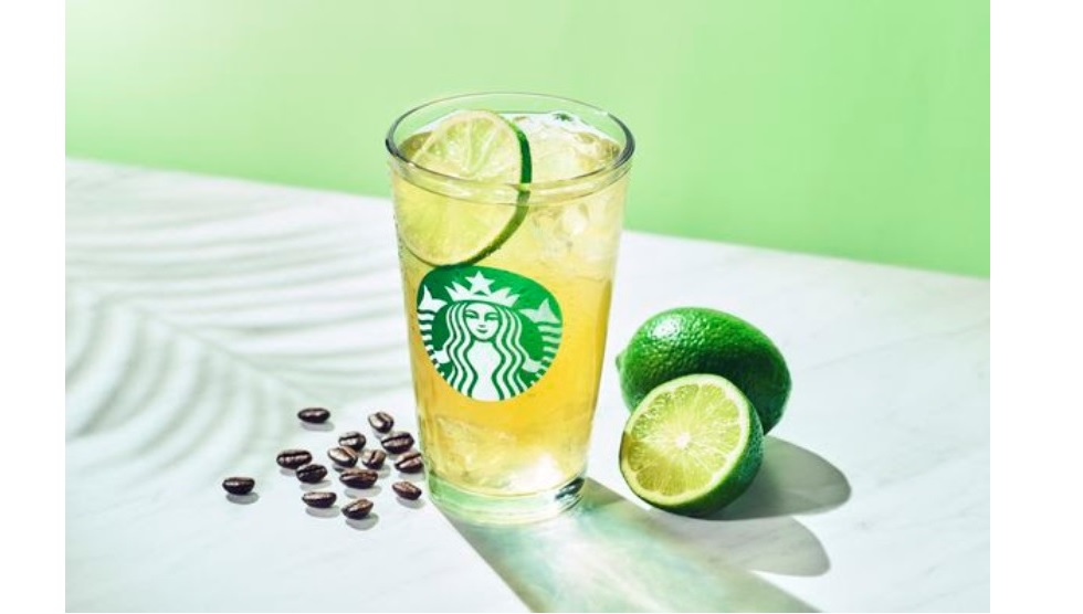 ライムの清涼感あふれるビバレッジ！スタバ「コーヒーエイド®クール ライム」6/28発売