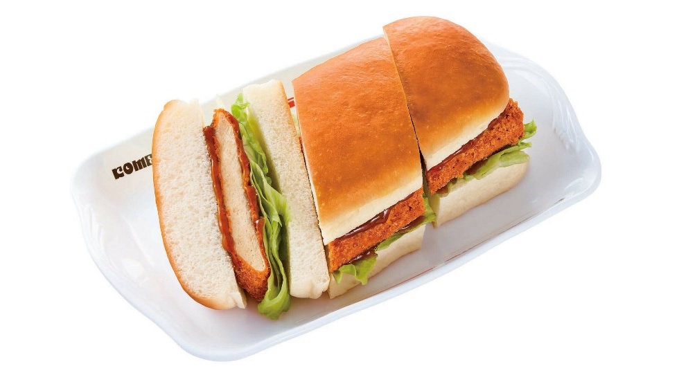 「チキンカツカリーパン」