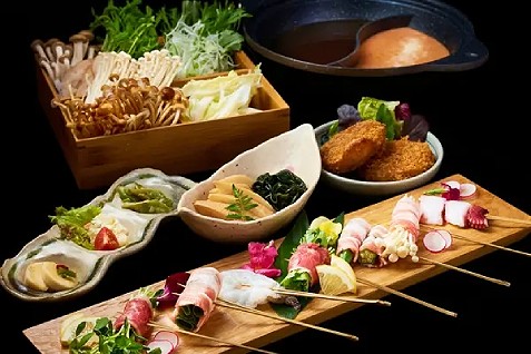 「串しゃぶ 菜彩」の料理例