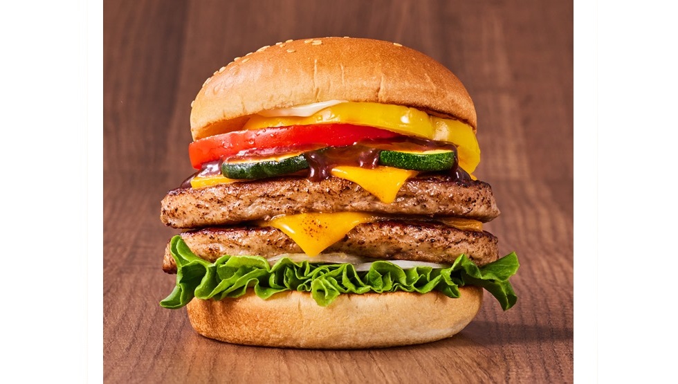 「夏野菜グリルのクラシックWWチーズバーガー」