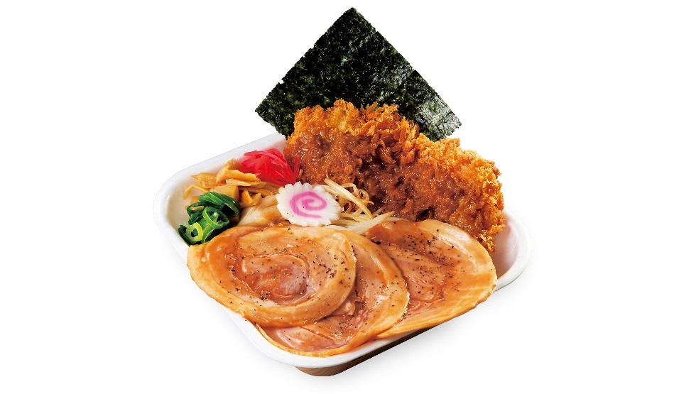 「チャーシュー増し とんこつチキンカツ丼弁当」