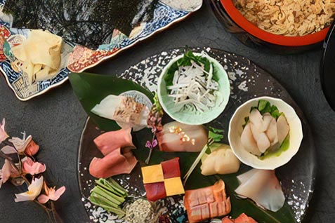 『海鮮酒場 うおぷく 梅田店』の「手巻き寿司食べ放題リーズナブルコース」