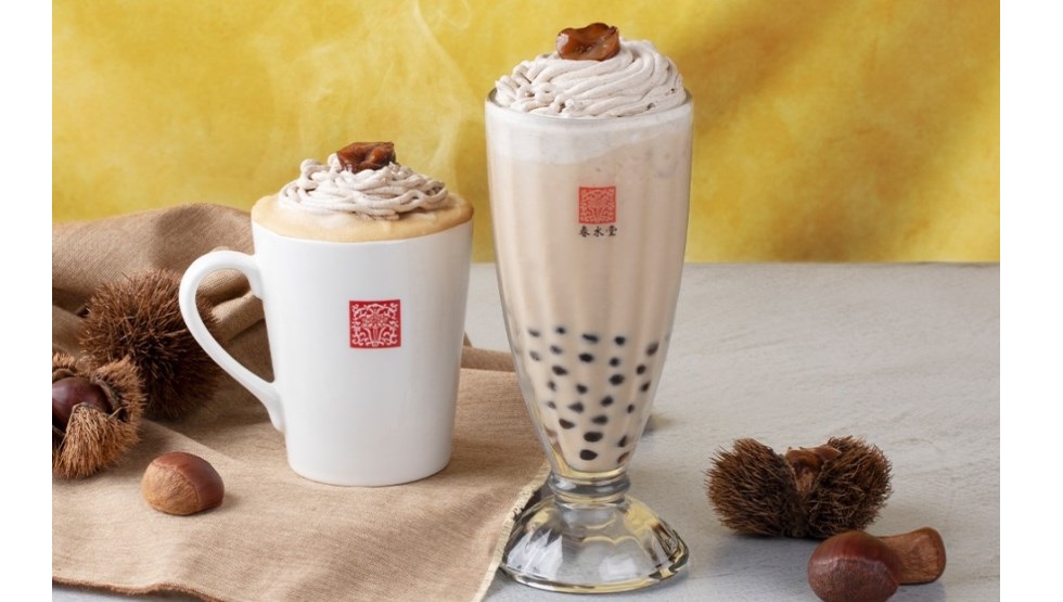 栗と紅茶のハーモニーを楽しむ「タピオカモンブランミルクティー」