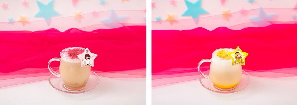 有馬かなのアップルキャラメルホットティー／MEMちょのかぼちゃホットチャイミルクティー