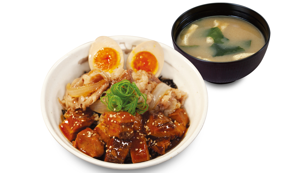 『松屋』の「魯肉コンボ牛めし」