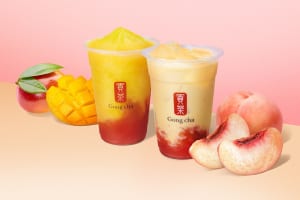 大人気のフレーバーがコラボ！『Gong cha』「マンゴーピーチ ミルクティー」10/12より発売