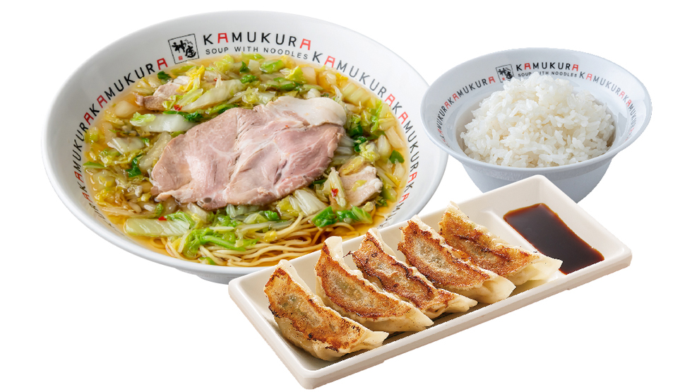 『どうとんぼり神座』の「餃子セット」
