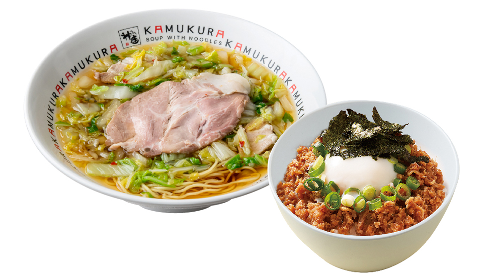 『どうとんぼり神座』の「そぼろ丼セット」