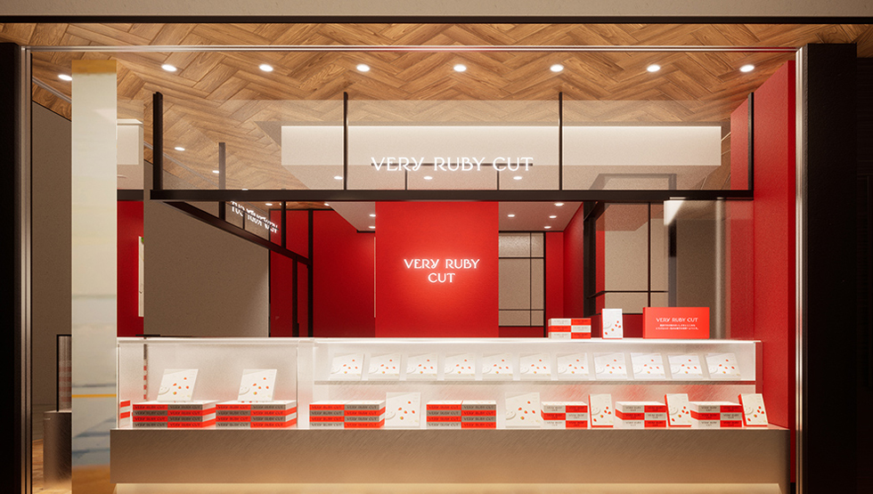 いちごスイーツ専門店『Very Ruby Cut』店舗イメージ