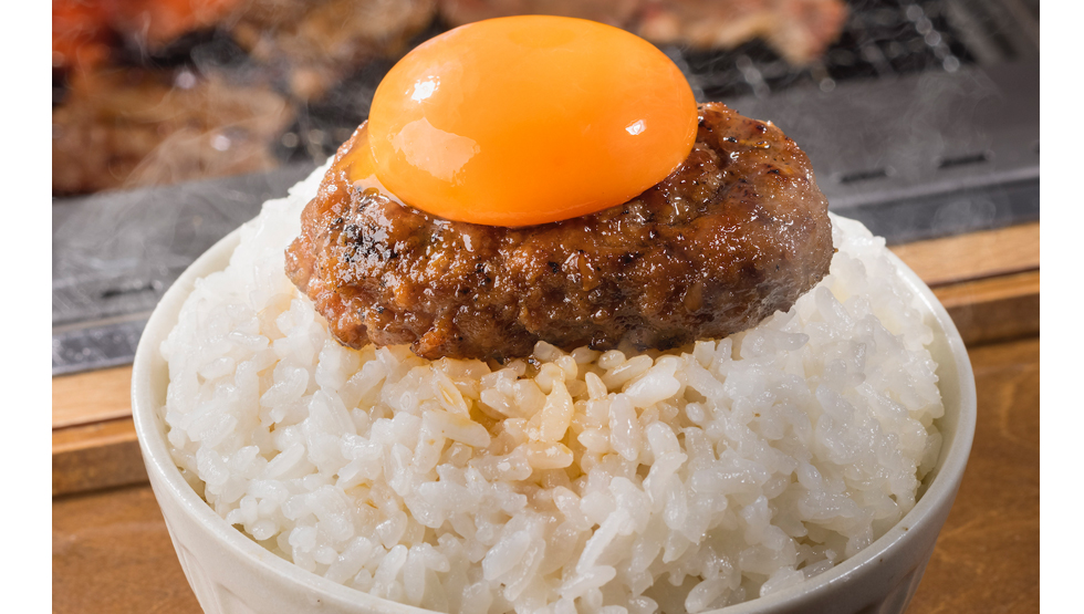 『焼肉ライク』の「直火焼きハンバーグ」イメージ