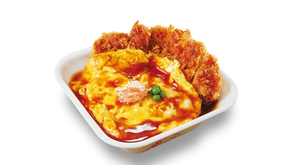 「天津飯チキンカツ丼弁当 」テイクアウト