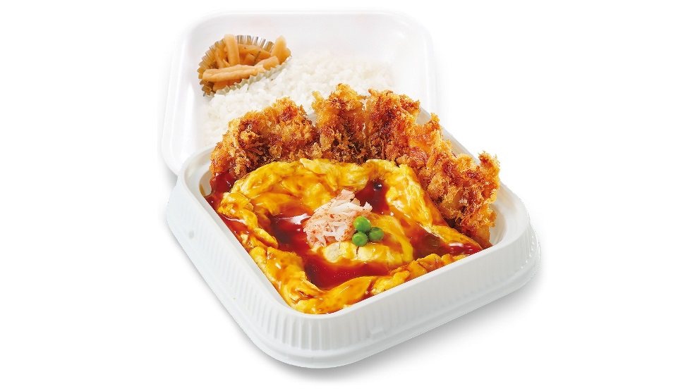 「天津飯チキンカツ弁当」