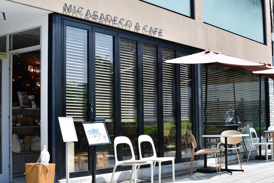 『MICASADECO&CAFÉ 大阪』の外観