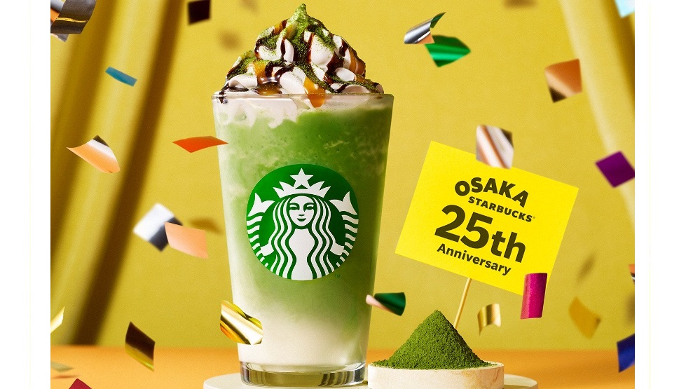 「大阪 25th めっちゃよくばり クリーミー 抹茶 フラペチーノ®」