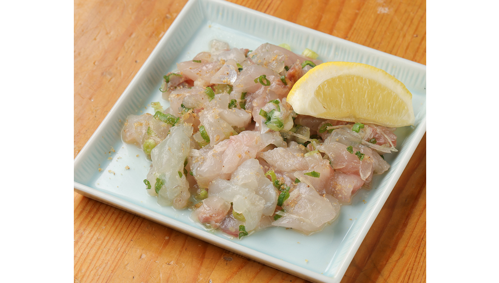 『釣宿酒場 マヅメ 野毛本店』の「本日のなめろう」