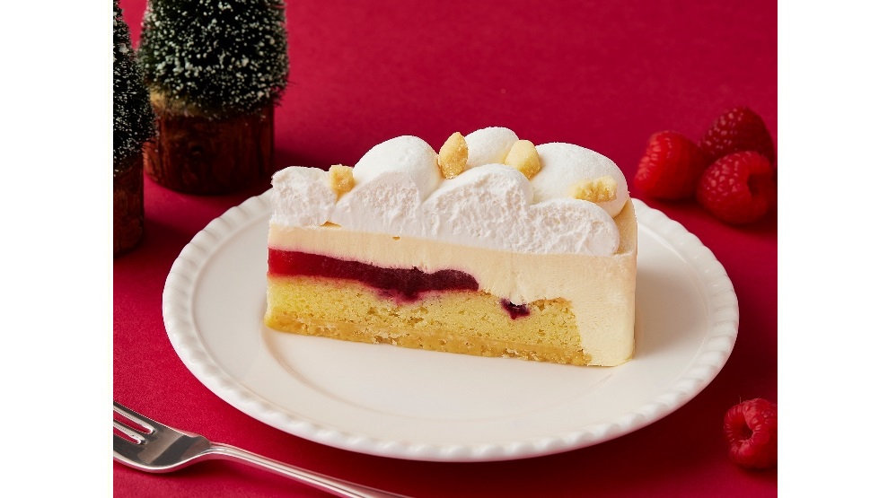 「ホワイトチョコレートとラズベリーのタルト」