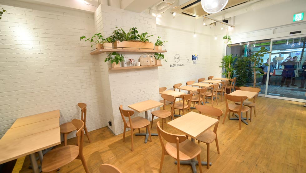 日本初！コラボカフェがオープン！『BAGEL & BAGEL × Kiri Café』恵比寿に12/2誕生！