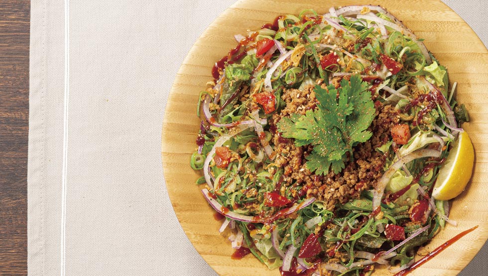 ヘルシーと満足感を兼ね備えた新型まぜそば専門店『まぜそば ごち麺』 赤坂見附に1/16誕生