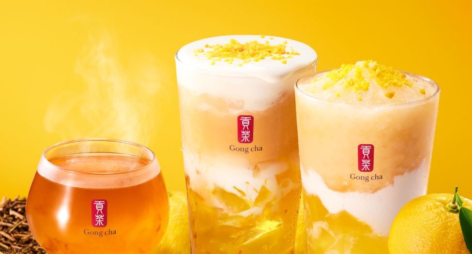 『Gong cha』「招き柚子ほうじ ミルクティー」12/28より発売