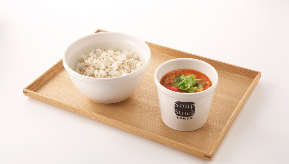 【梅田】『Soup Stock Tokyoルクア大阪店』の「お粥」と「スープ」で朝からしあわせを満喫