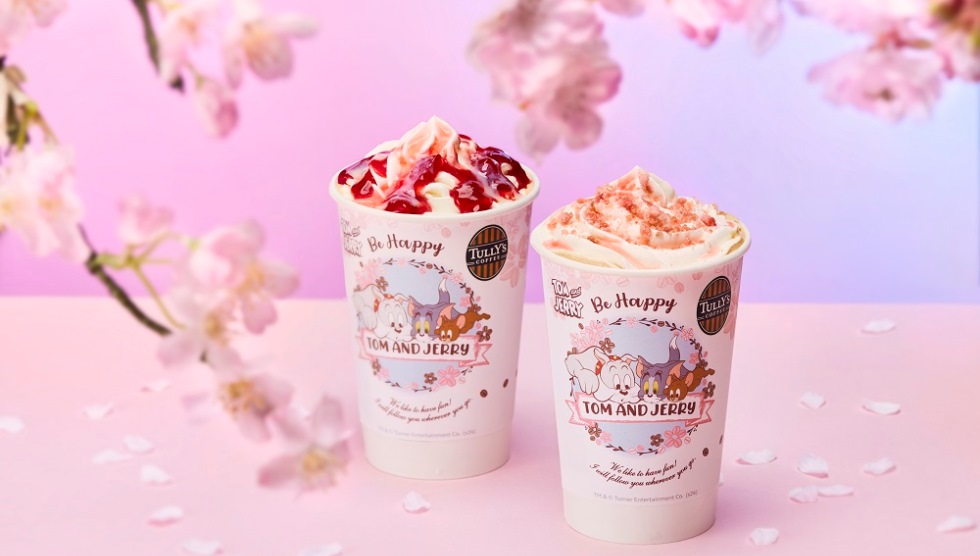 今年もコラボがやってきた！『タリーズ』×『トムとジェリー』の『桜』コラボ2/7発売！