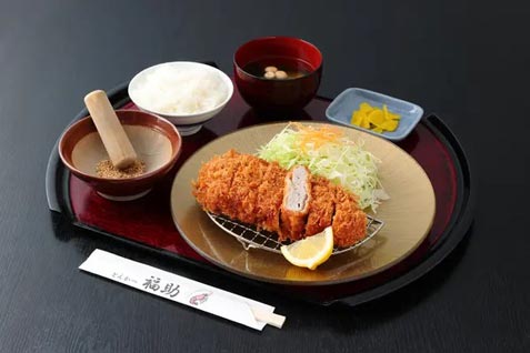 『とんかつ 福助』の「上ロースかつ」