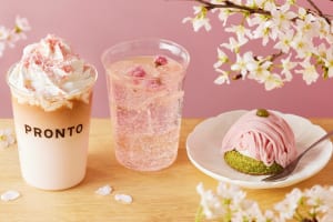 かわいいさくらメニューが登場！『PRONTO』「さくらミルクティー」2/27より発売！