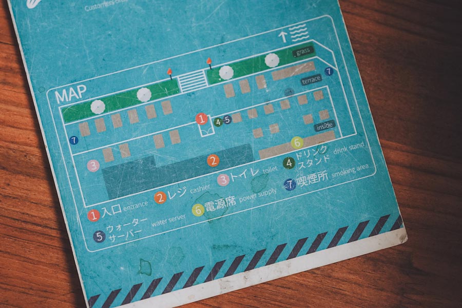 『Southern beach Cafe(サザンビーチカフェ)』の店内