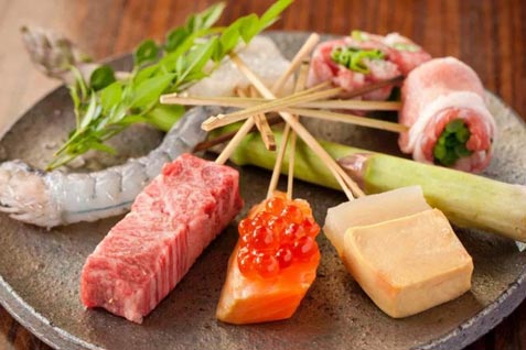 『串亭 恵比寿本店』の「串揚げ」