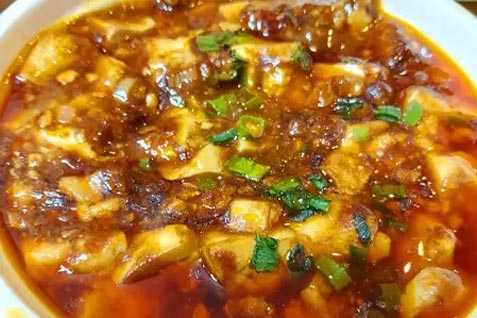 『中国家庭料理 皆来』の「麻婆豆腐」