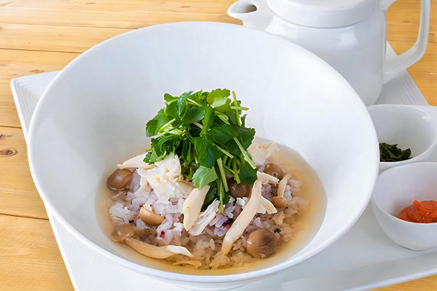 『高倉町珈琲 河内長野店』の「雑穀米のだし茶漬け」
